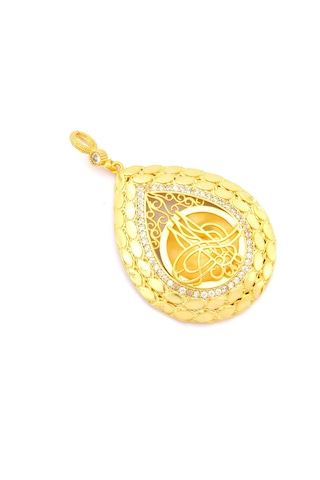 Altın Kaplama Tuğralı Kolye Ucu Tgr-718 Altın