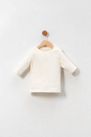 Yumuşak Doku Pamuklu Çizgi Detay Gömlekli Erkek Bebek Takım Mavi