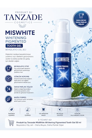 Produkt By Tanzade Miswhite Whitening Tooth Gel 50 Ml Produkt By Tanzade Miswhite Whitening Tooth Gel 50 Ml