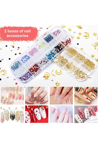 Geeksen 15'li Profesyonel Tırnak Fırça Seti - Nokta Kalemleri, Pullar Ve Taşlarla Tasarım Yapın