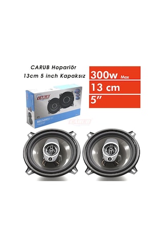 CARUB Hoparlör Takımı 13cm 5 inch Kapaksız - 2 Adet CARUB Hoparlör Takımı 13cm 5 inch Kapaksız - 2 Adet
