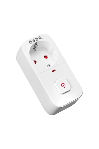 Sl-010 16a 750 Joule Akım Korumalı Tekli Priz Anahtarlı Isıya Duyarlı Devre Çocuk Koruma