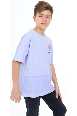 Toontoy Kids Toontoy Erkek Çocuk Bv Baskılı Tişört Mavi