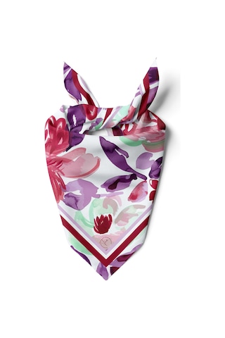 Sonsuz Bahar Desen 55x55cm Bandana/fular Çok Renkli