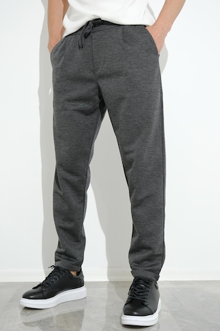 Oksit Carlino Erkek Beli Lastikli Duble Paça Pike Kumaş Erkek Jogger Pantolon 001