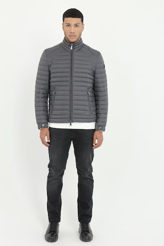 Dufy Erkek Slim Fit Kapüşonlu Antrasit Mont-25388