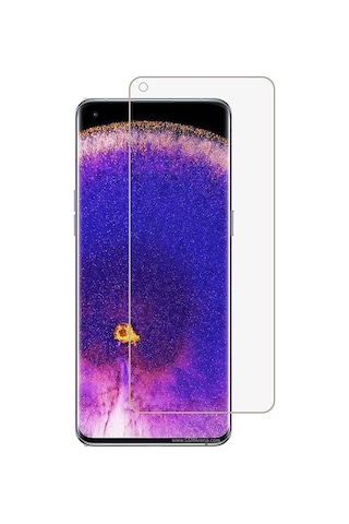 Oppo Find X5 Nano Kırılmaz Cam Ekran Koruyucu Şeffaf