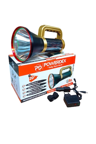 Powerdex Pd-5800 Güneş Enerjili Şarjlı El Feneri 20 Watt