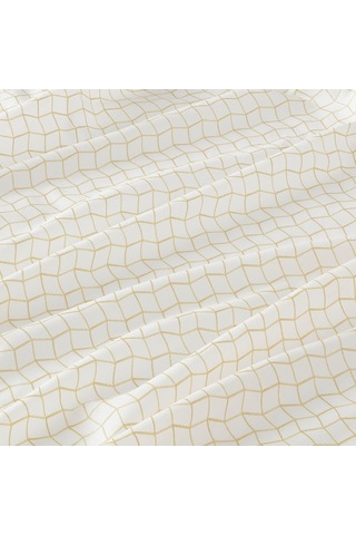 Ikea Gokvalla Fon Perde 145x300 Cm Beyaz-sarı Sarı-beyaz