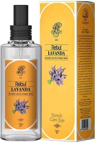 Rebul 80 Derece Lavanda Kolonya Sprey Cam Şişe 100 ML x 2