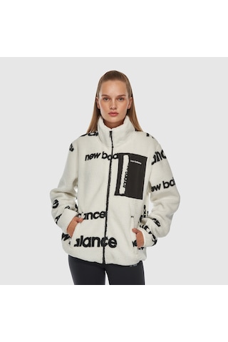 New Balance Nb Lifestyle Unisex Sweatshirt Uniseks Beyaz Sweatshirt - Unc3358