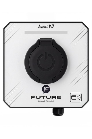 Future Ac Wallbox 22kw - Agent V3 Smart Elektrikli Araç Şarj Cihazı - Soketli