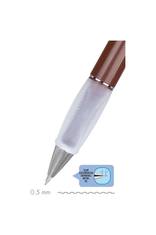 Serve Deep Mekanik Uçlu Kalem Toprak Tonları 0.5 Mm Toprak Kahverengi