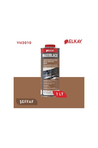 Elkay Vh2011 Maxiblack Extra Siyah Renk Canlandırıcı Doğal Taş Koruyucu 1 L
