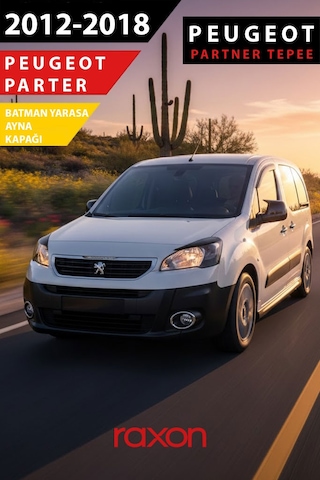 Peugeot Partner Tepee 2012 2018 Batman & Yarasa Ayna Kapağı Parlak Piano Black Sport