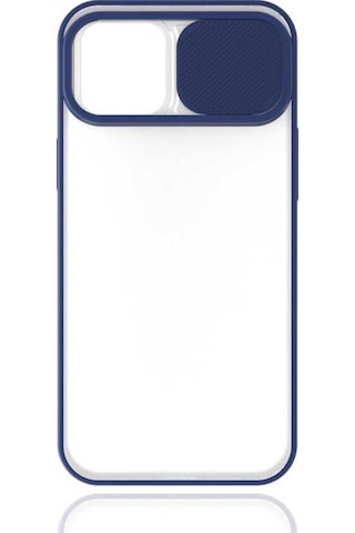 Apple Uyumlu iPhone 12 Pro Max Svl Lnsm-i Kılıf-lacivert