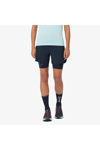 Salomon S/lab Ultra 2ın1 Kadın Lacivert Koşu Şortu Lc2253000