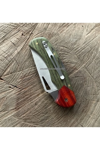 Dmr Mini Çakı El Yapımı Çakı Kamp Çakısı Avcı Bıçagı Cep Bıçak 23cm Çakı Yeşil