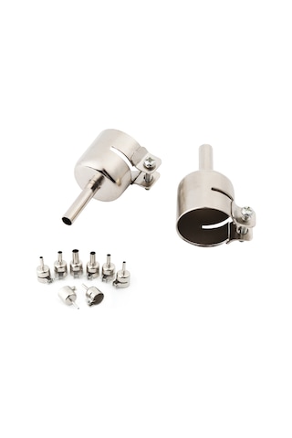 Konesam 8 Parça 850 Serisi Isı Makinesi Uçları 3-12mm - Paslanmaz Çelik, Sabit Kilitleme, Uzun Ömürlü Tamir Aksesuarı