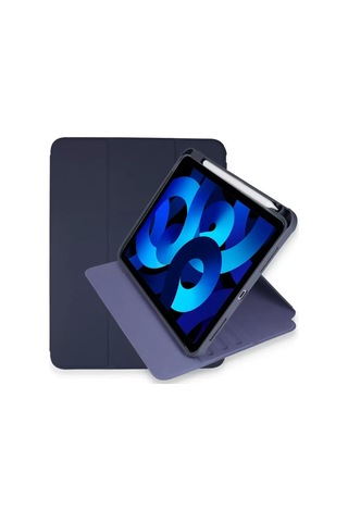 Apple Uyumlu İpad Pro 11 2021 Kılıf Starling 360 Kalemlikli Tablet Kılıf - Lacivert Renkli