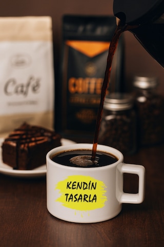 Kendin Tasarla Bardak - Kişiye Özel Bardak Satıya Sor 2 Nescafe Bardağı
