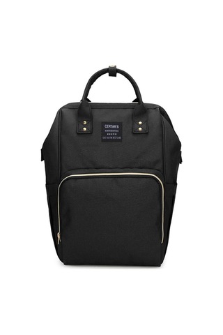 Springsun Çok İşlevli Büyük Kapasiteli Sırt Çantası Su Geçirmez Mumya Çantası Seyahat Çantaları Siyah