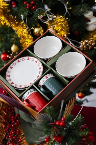 Acar Home Santa 2 Kişilik 6 Parça Kupa - Kase Seti