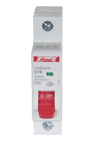 Himel 1x10A 4.5kA C Eğrisi Otomatik Sigorta
