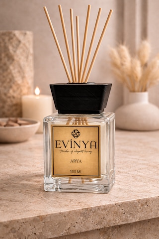 Arya 100 Ml Bambu Çubuklu Oda Kokusu Zarif & Kalıcı Reed Diffuser Bergamot