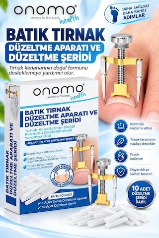 Onomo Health Batık Tırnak Düzeltici Batık Tırnak Çıkartıcı