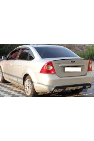 Ford Focus Bagaj Üstü Spoiler Bagaj Çıtası Spoyler Parlak Siyah