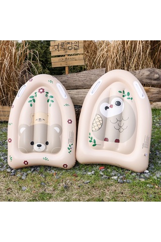 Mufunye Çocuklar İçin Pvc Kalınlaşmış Sürf Tahtası - Akşamkuşu Desenli Yüzme Floatı, Aile Aktivitesi İçin Enflasyonlu Su Sporu Aleti