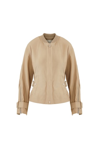 3.1 Phillip Lim Kadın Fermuarlı Kapsü Arka Bomber Ceket Haki