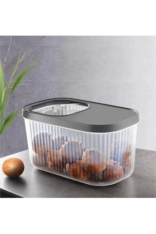 Multi Box Çok Amaçlı Kapaklı Saklama Kabı 7.5 Lt 17,5x32,5x19 Cm Şeffaf