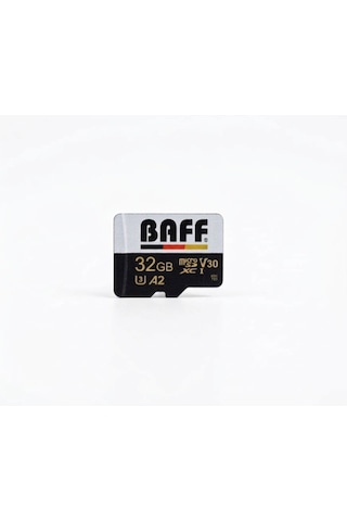 Baff 32 Gb Micro Sdxc Hafıza Kartı - 4k Video Kayıt Destekli U3 A2 V30 Kamera, Güvenlik Kamerası Ve Araç Içi Kamera Kartı