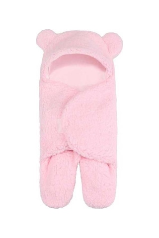 Pazly 3-6 Aylık Bebekler İçin Kışlık Yumuşak Pamuklu Tulum - Pembe, Isı Yumuşak, Ayak Kaldırma Engelleyici Diğer