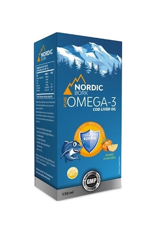 Nordic BORK OMEGA-3 Likit 150 ml Nordic BORK OMEGA-3 Likit 150 ml