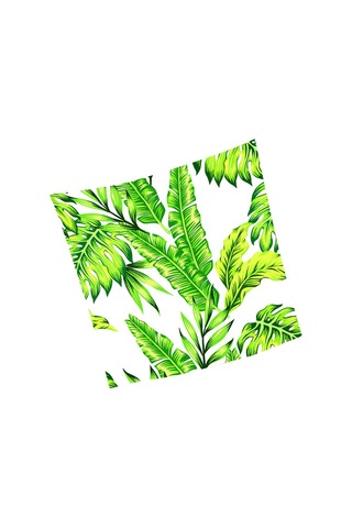 Suntek Tropikal Bitki Baskılı Masa Örtüsü Çiçek Kare-11