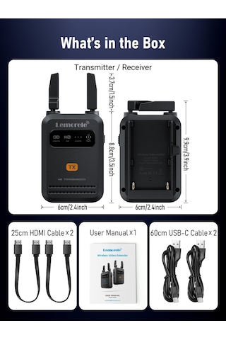 Lemorele R5000 Wireless Görüntü Aktarıcı