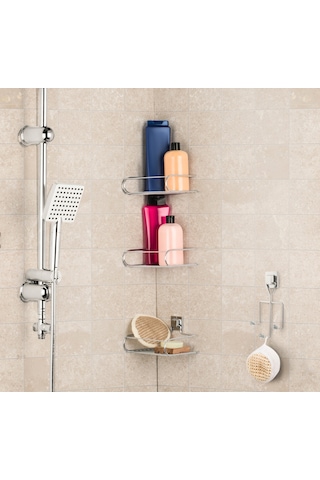 Hagen Güçlü Yapıştırma Mini Sepet Gri