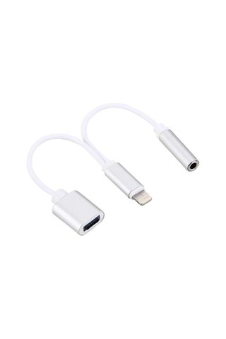 iPhone Uyumlu 14-13-12-11 3.5mm Kulaklık Ve Şarj Dönüştürücü- 5775