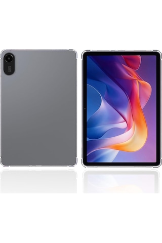 Xiaomi Redmi Pad 2 11inç 2025 Kılıf Darbelere Dayanıklı Şeffaf Kapak Kılıf