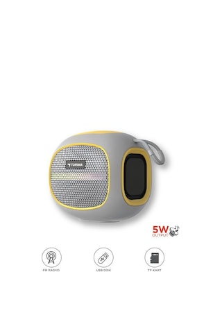 Torima D90 Bluetooth Taşınabilir Hoparlör Gri