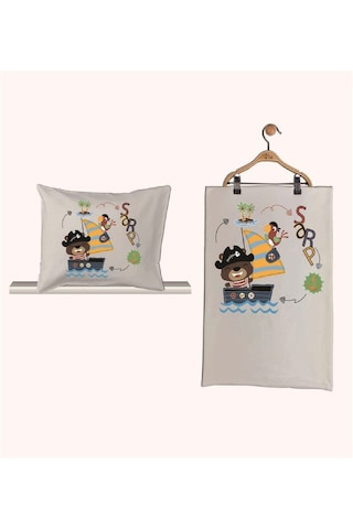 Pia Baby Gl 1938-02 İsme Özel Beşli Tulum Set Krem
