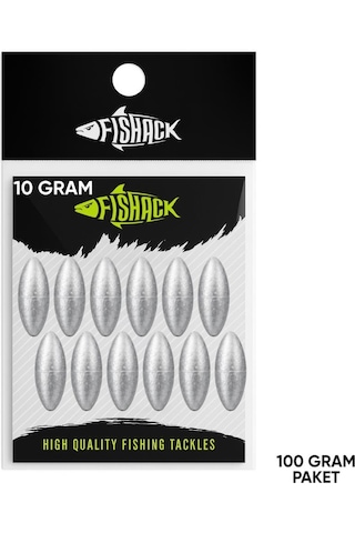 Gezer Olta Kurşunu - Kıstırma Zeytin Kurşun - 10 Gram - 100 Gr Paket