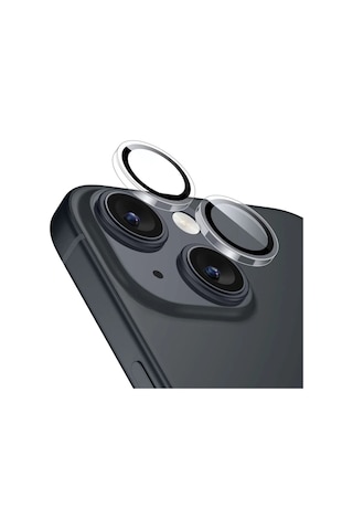 Apple Uyumlu iPhone 15 Plus Kamera Lens Koruyucu 9h Temperli Cam Şeffaf