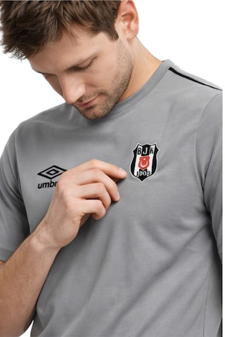 Beşiktaş Umbro Beşiktaş Antrenman T-shirt Pamuklu 25/26 Gri