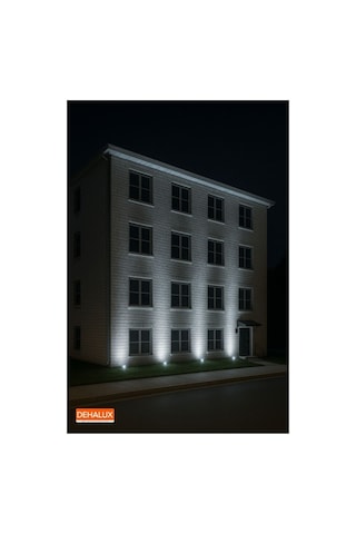 20cm 6w Led Wallwasher Beyaz 6500k Dış Cephe, Minare, Bahçe Aydınlatma Iç-dış Kullanım Ip65