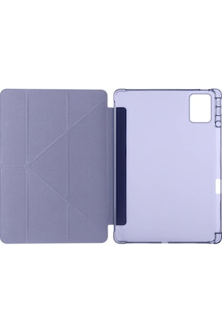 Lenovo M11 Tb-330fu 11inç 2024 Kılıf Kalem Bölmeli Trifolding Case