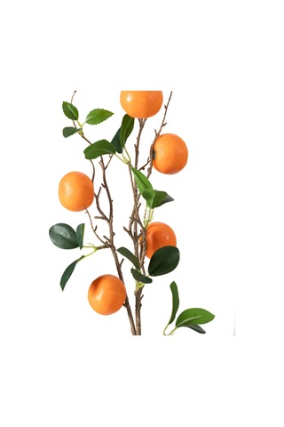 Mudo Home Mandalina Dal Çiçek 75 Cm Turuncu